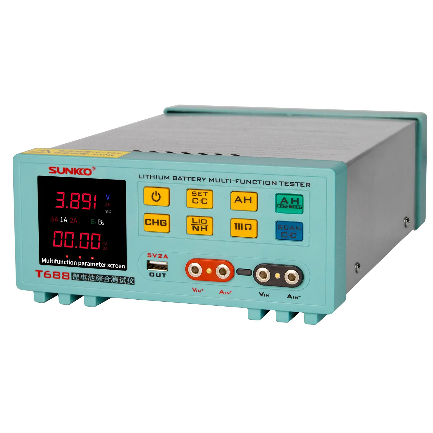 SUNKKO BATTERY CAPACITY TESTER T-688 84V - Image 2